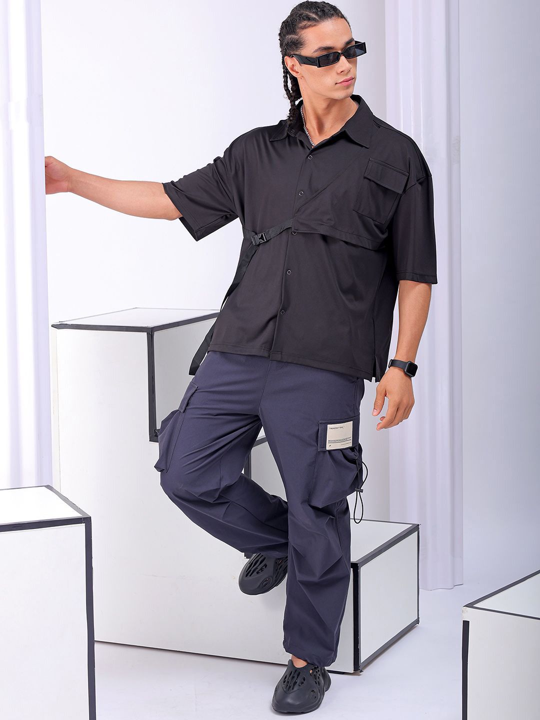 Garage CO Lelaki Kasual Kaisar Boxy Boxy