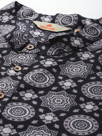 Anouk Printed Pure Cotton Kurta with Trousers