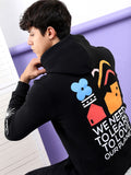 HIGHLANDER Men Black Hooded Sweatshirt