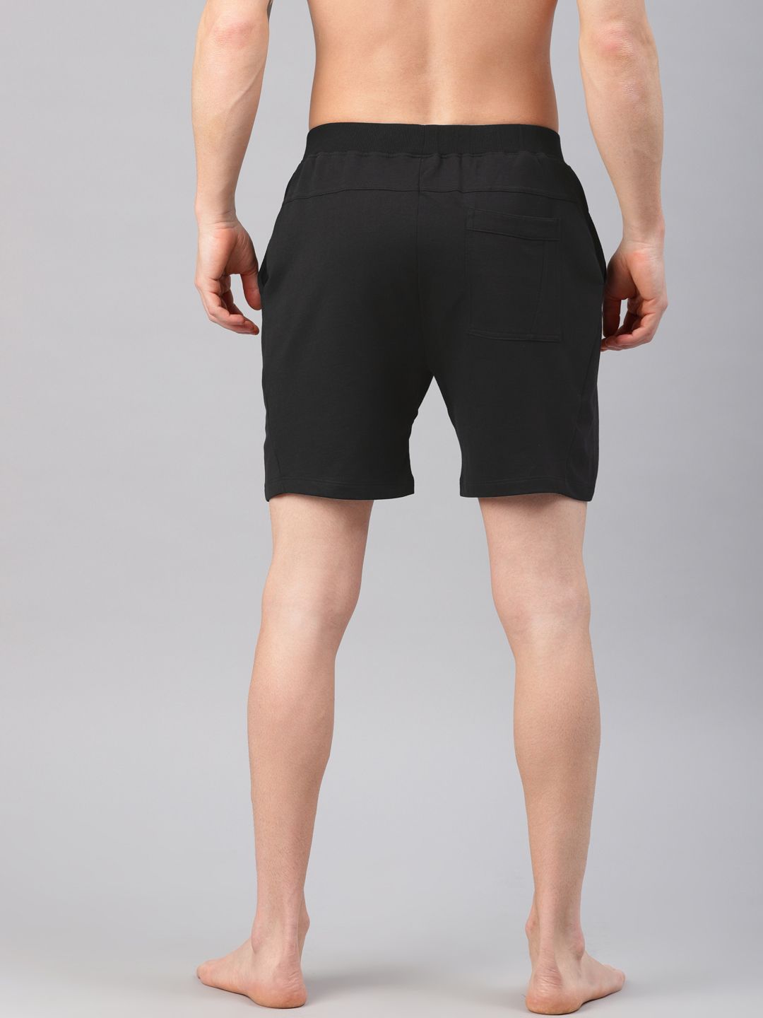 HRX by Hrithik Roshan Men Black Solid Regular Fit Yoga  Sustainable Shorts