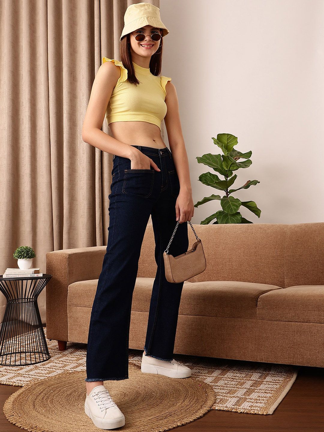 STREET 9 Women Comfort Bootcut Clean Look Jeans