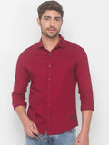 SPYKAR Men Red Casual Shirt
