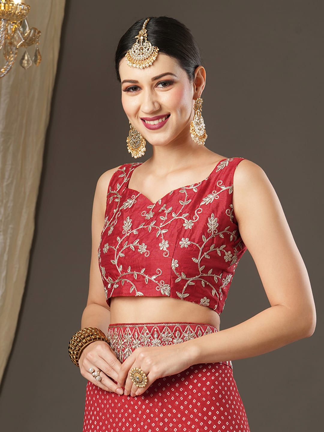 Saree mall Bandhani Festive Pure Georgette Sarees