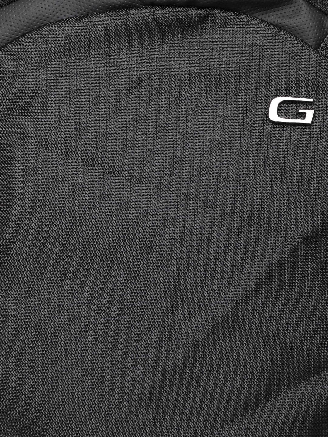 Gear Unisex Black Solid Laptop Backpack