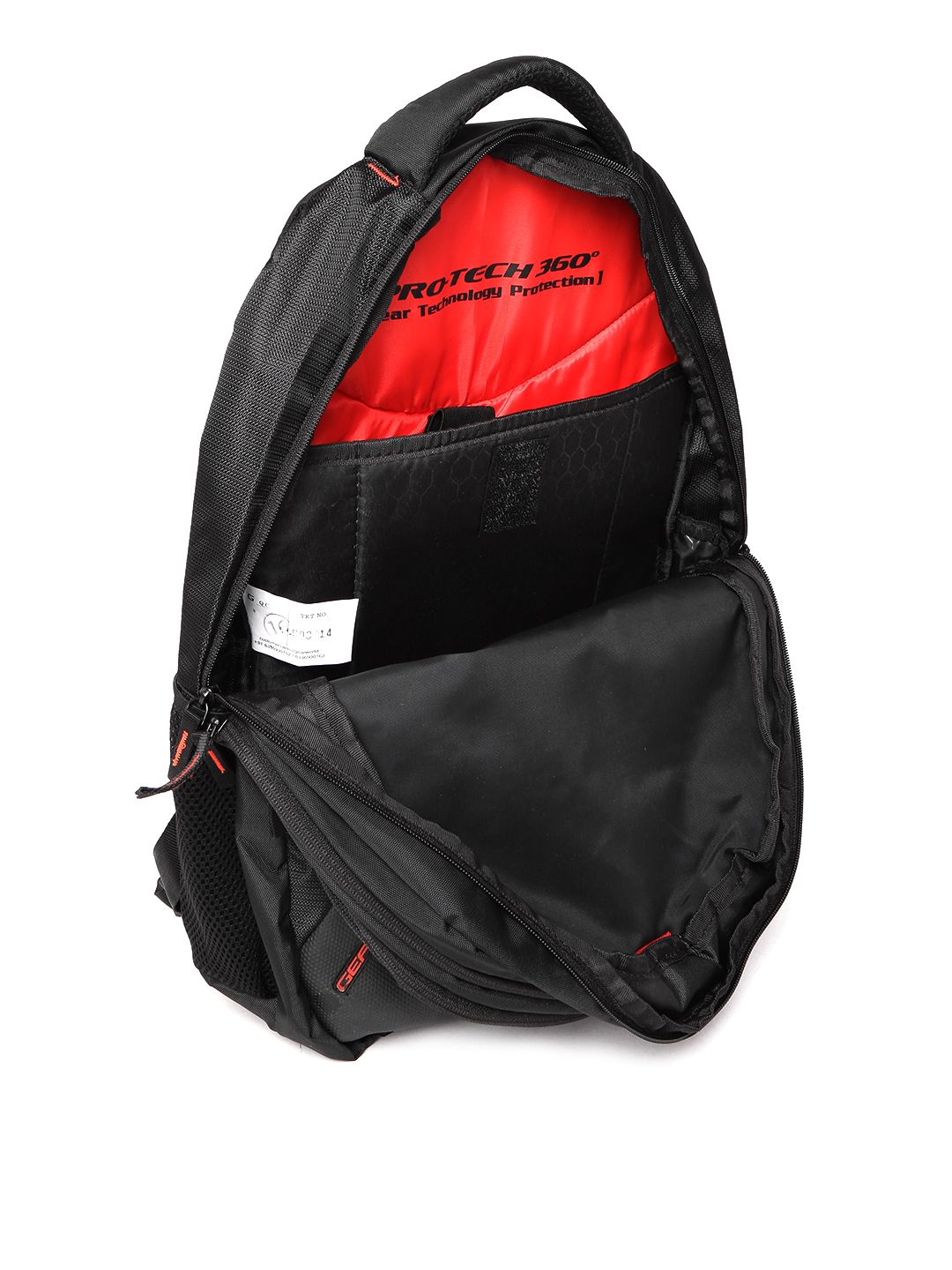 Gear Unisex Black Solid Laptop Backpack