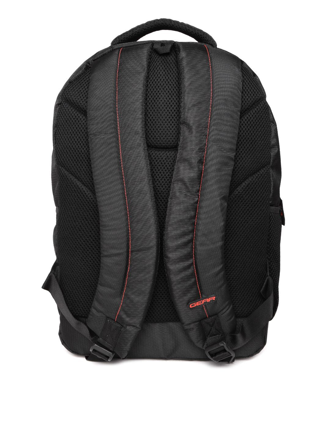 Gear Unisex Black Solid Laptop Backpack