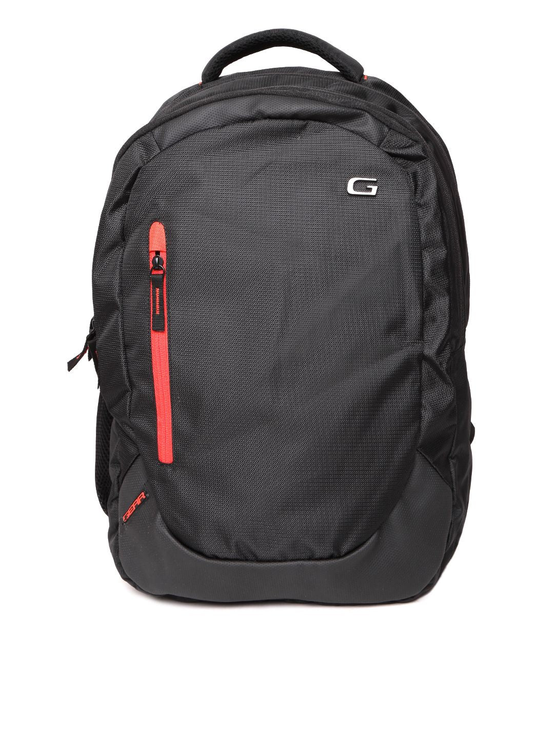 Gear Unisex Black Solid Laptop Backpack