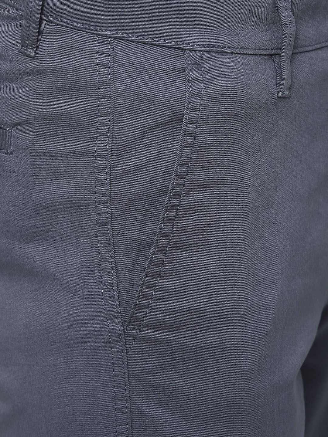 HIGHLANDER Men Grey Slim Fit Trousers