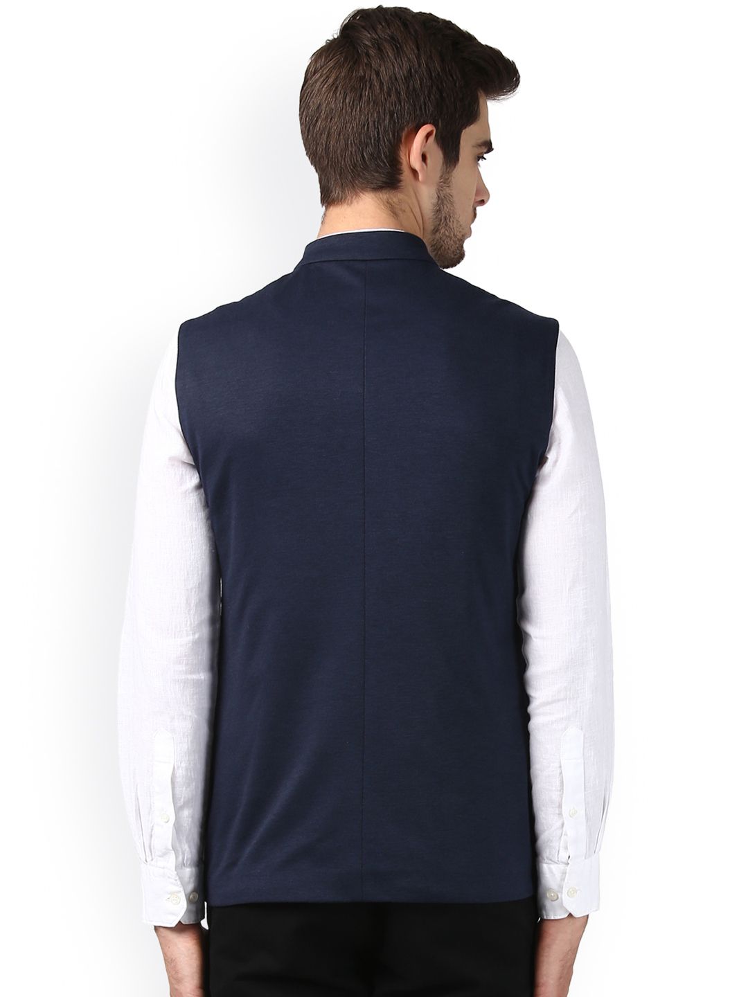 Park Avenue Blue Nehru Jacket