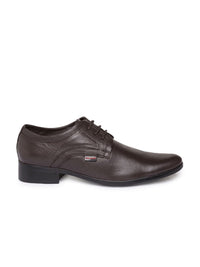 Red Chief Men Brown Leather Formal Shoes