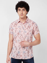 SPYKAR Floral Printed Cotton Shirt
