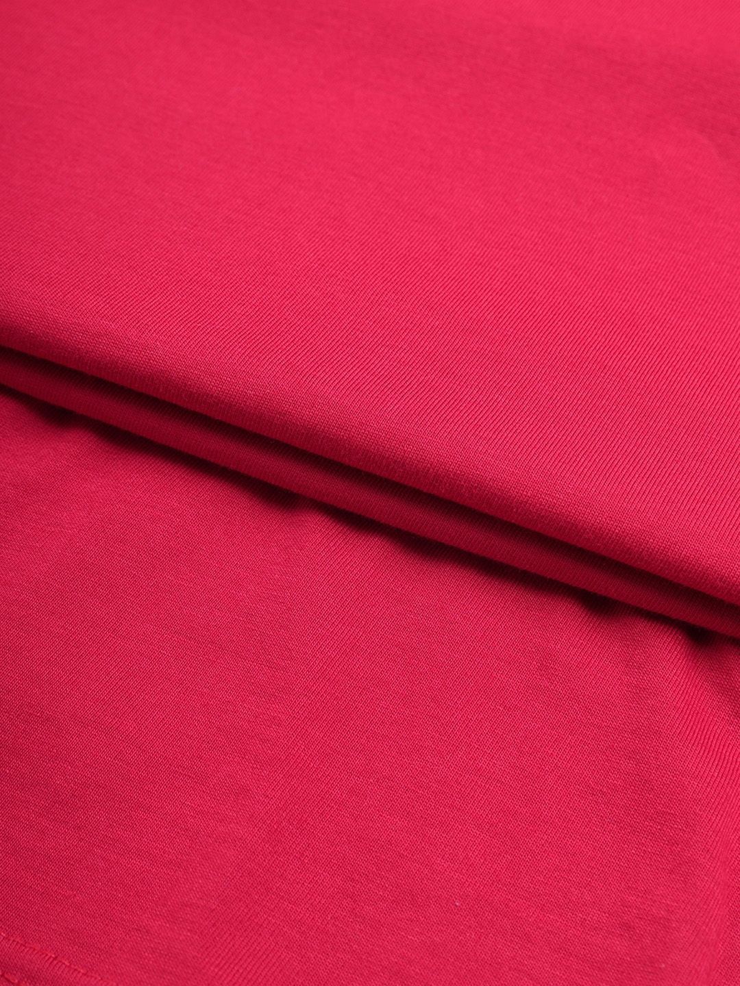 Bewakoof Men Red Solid Round Neck T-shirt