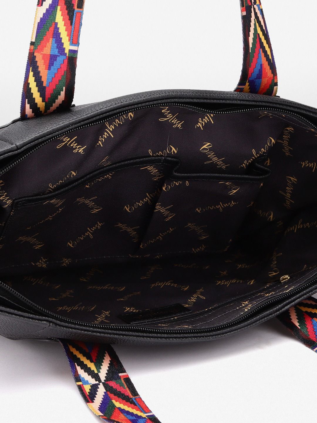 Berrylush Textured Shopper Tote Bag