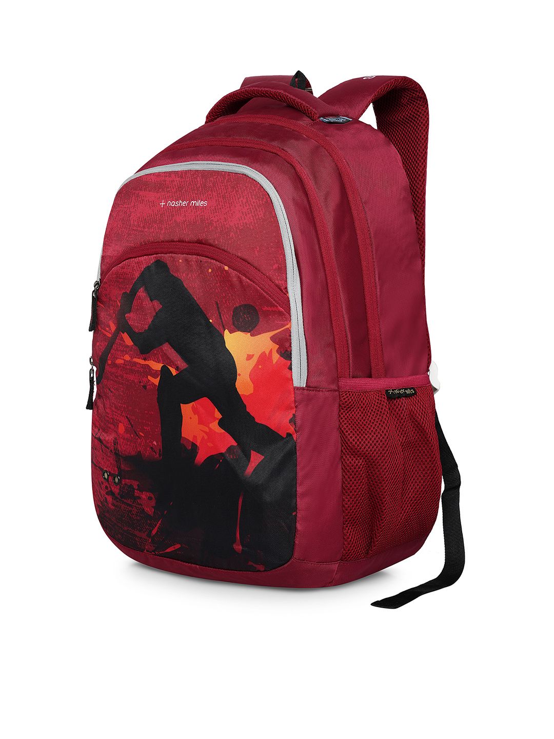 Nasher Miles Unisex Graphic Water Resistant Backpack