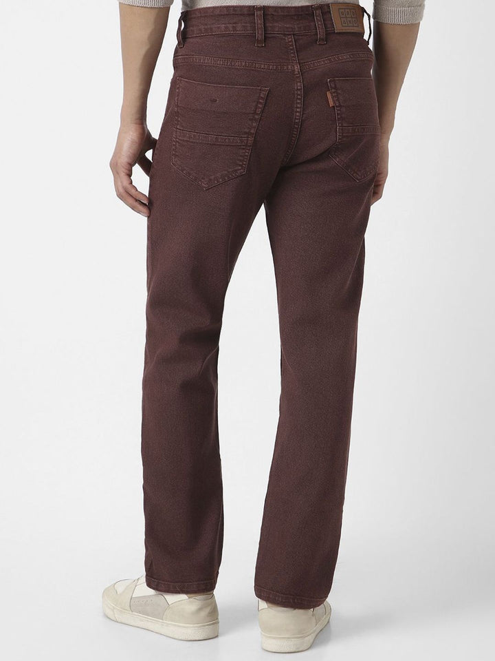 Urbano Fashion Men Straight Fit Washed Jeans Stretchable
