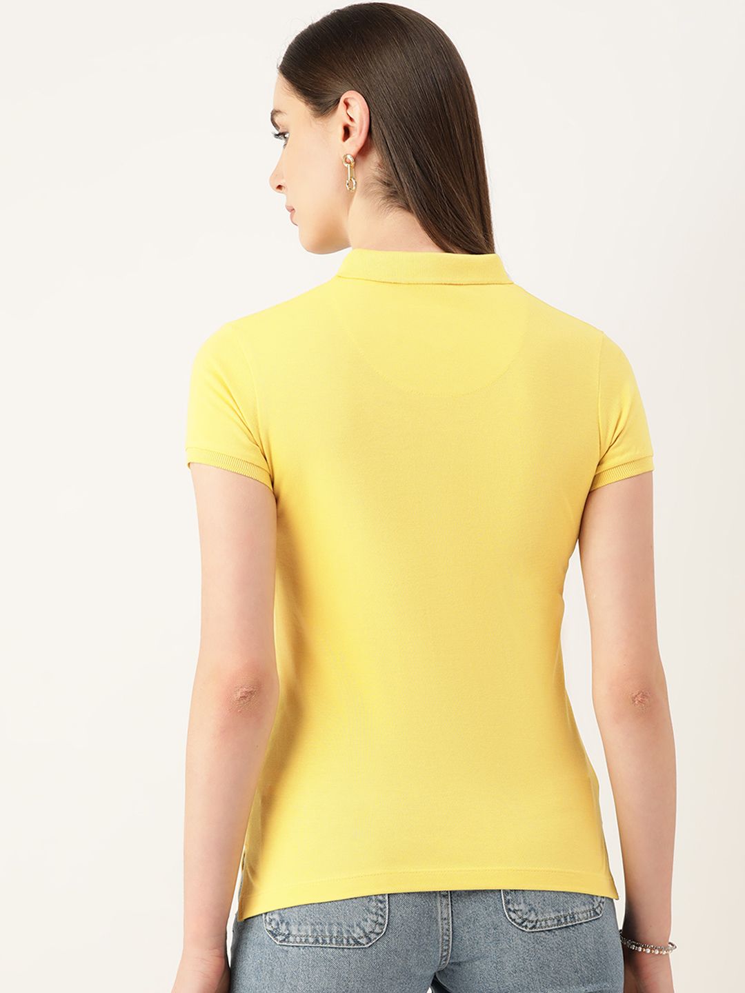 Monte Carlo Polo Collar Pure Cotton T-shirt