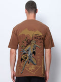Bewakoof Men Printed V-Neck T-shirt