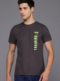 HRX by Hrithik Roshan Rapid-Dry  Brand Logo Print Training T-shirt