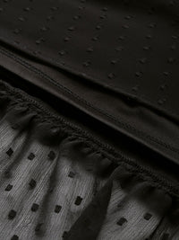 DressBerry Schiffli Smocked Tiered A-Line Midi Dress