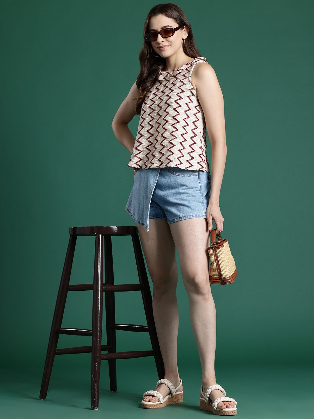 DressBerry Ruffles Knitted Top