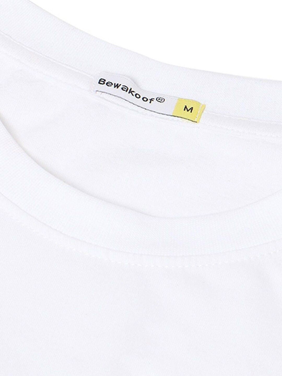 Bewakoof Pure Cotton Batman Poster Graphic Printed Oversized T-shirt