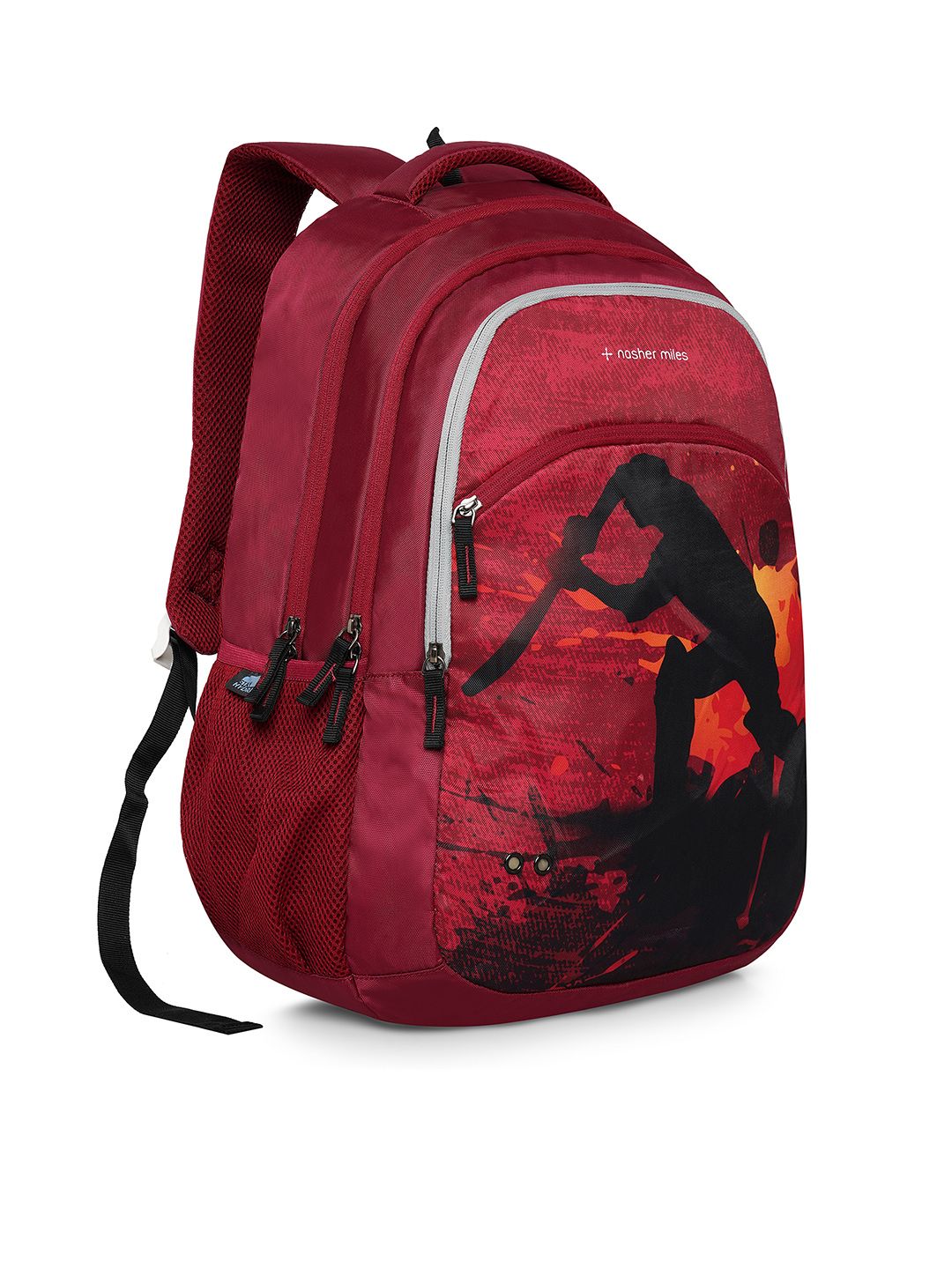 Nasher Miles Unisex Graphic Water Resistant Backpack