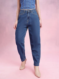 DressBerry Women Slouchy Fit High-Rise Jeans