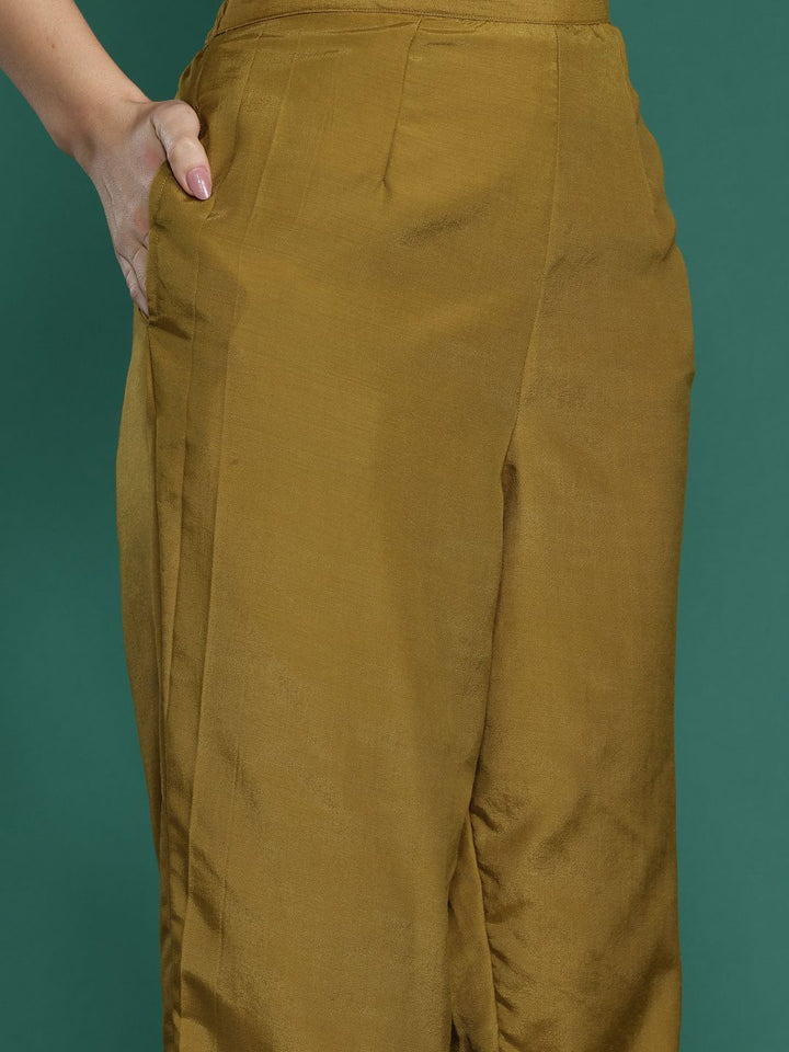 Indo Era Women Ethnic Motifs Woven Design Kurta with Trousers & With Dupatta