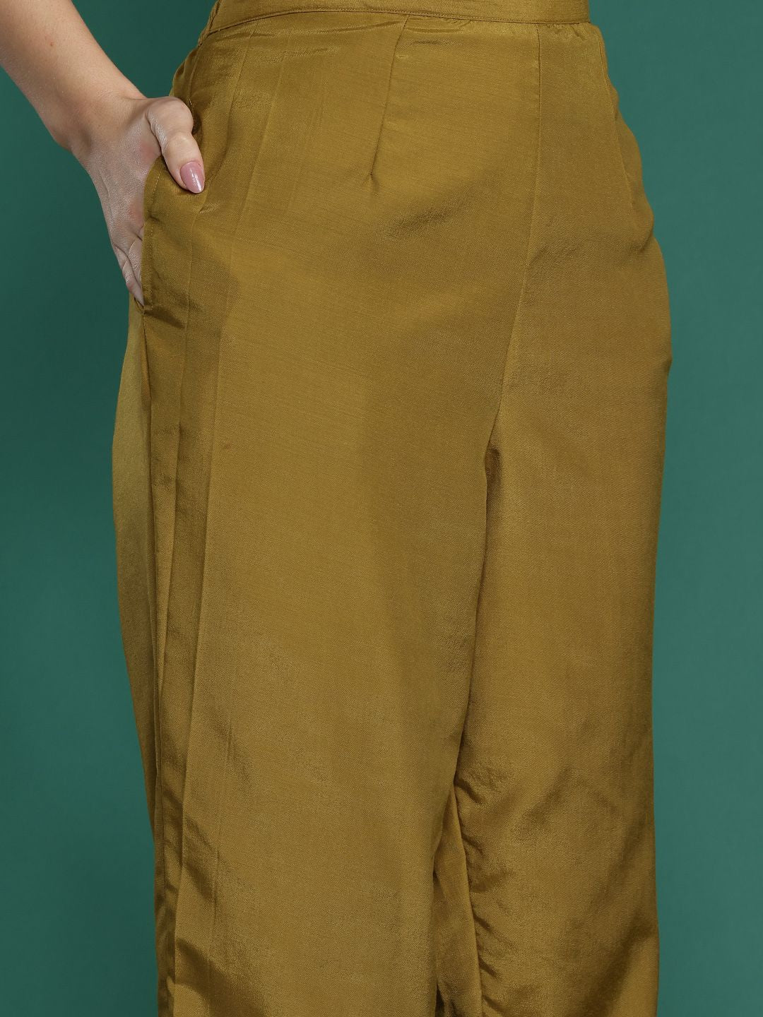 Indo Era Women Ethnic Motifs Woven Design Kurta with Trousers & With Dupatta