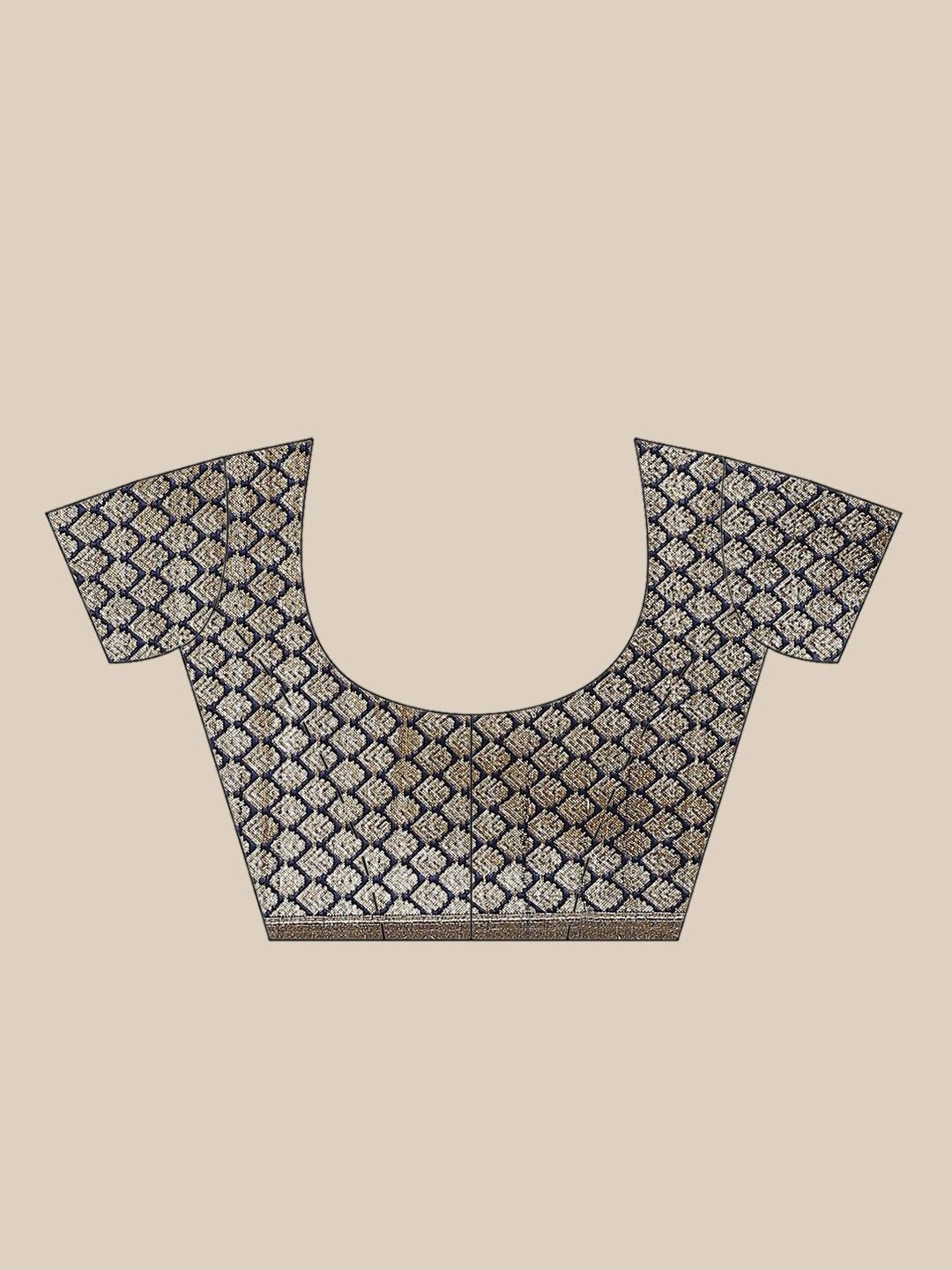 Saree mall Blue Woven Design Satin Sarees