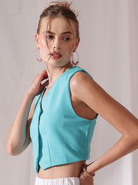 STREET 9 V-Neck Sleeveless Waistcoat