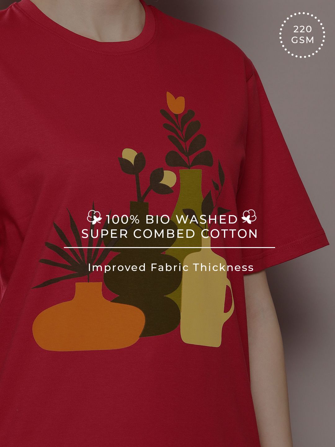 DILLINGER Graphic Printed Oversized Pure Cotton T-shirt