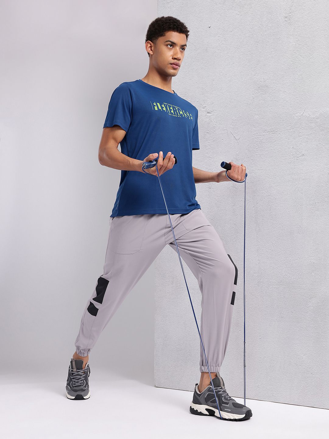 HRX by Hrithik Roshan Typography Printed Rapid-Dry Training T-shirt