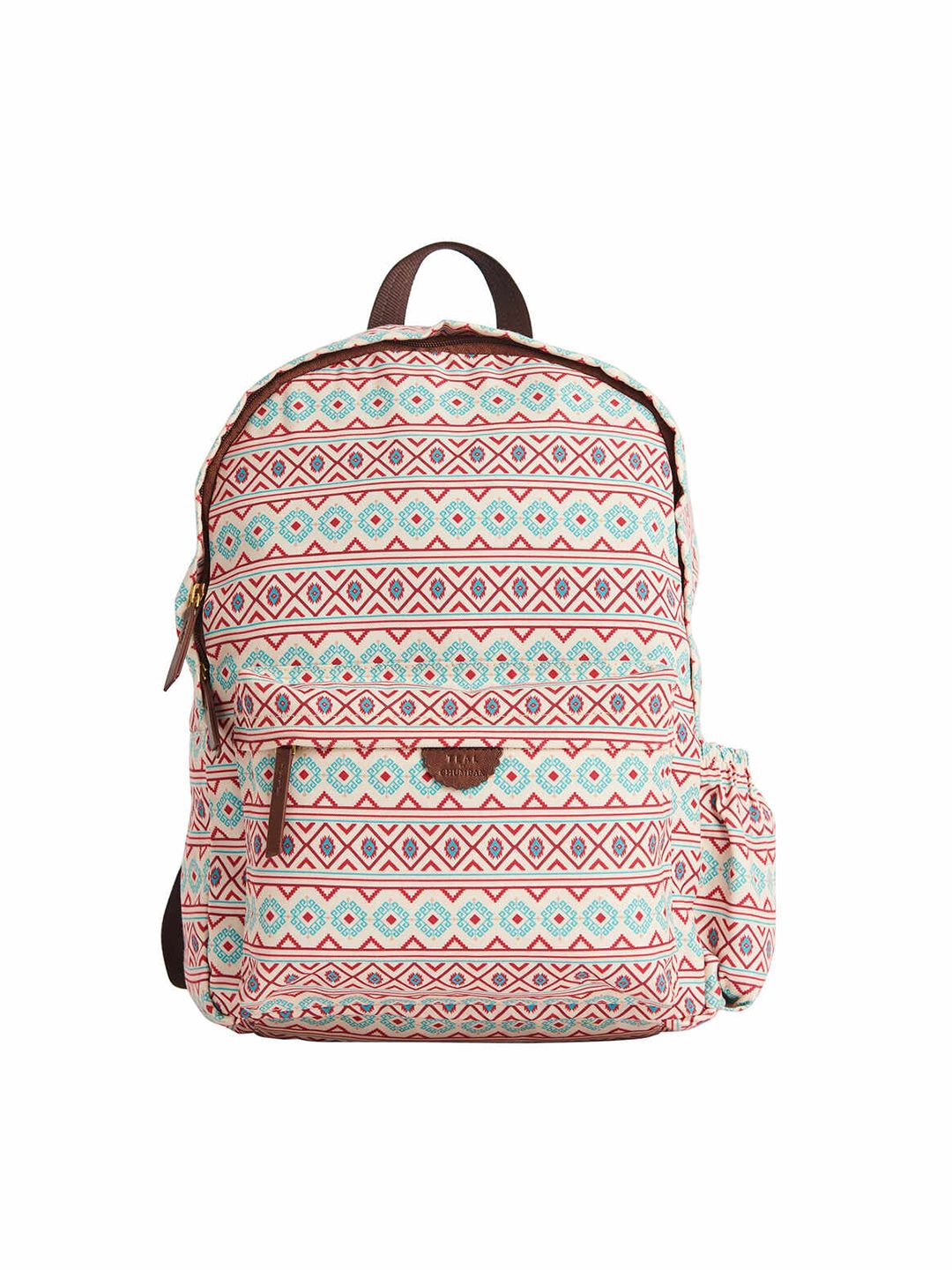 TEAL BY CHUMBAK Women Geometric Printed Backpack