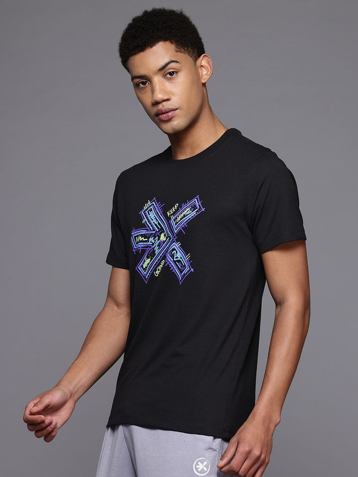 HRX by Hrithik Roshan Lifestyle Brand Logo Print T-shirt
