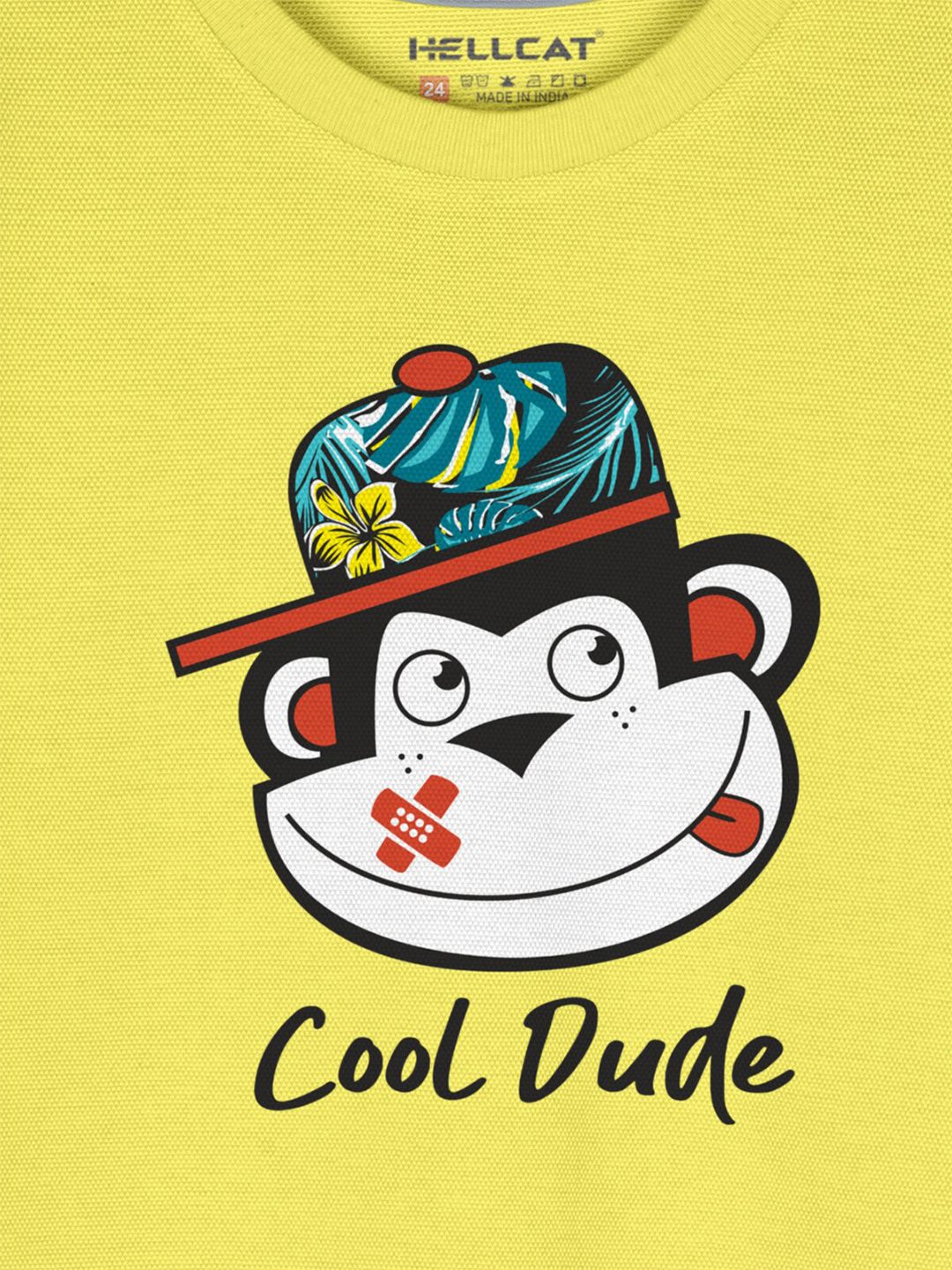 HELLCAT Boys Printed T-Shirt With Shorts