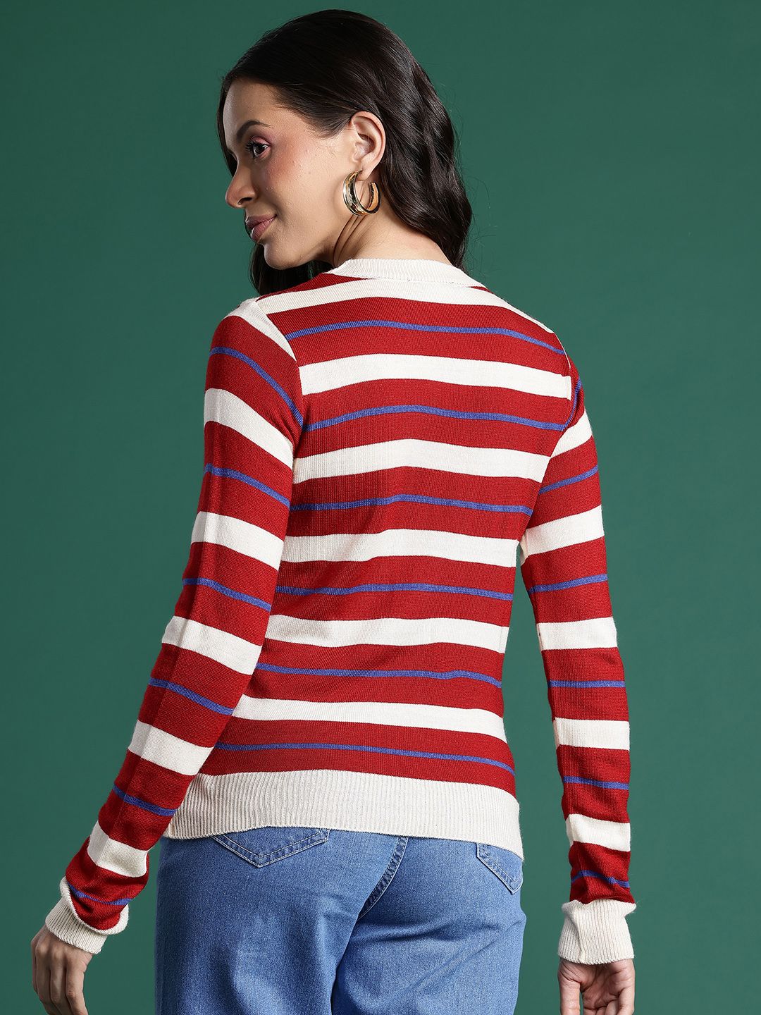 DressBerry Striped Sweaters