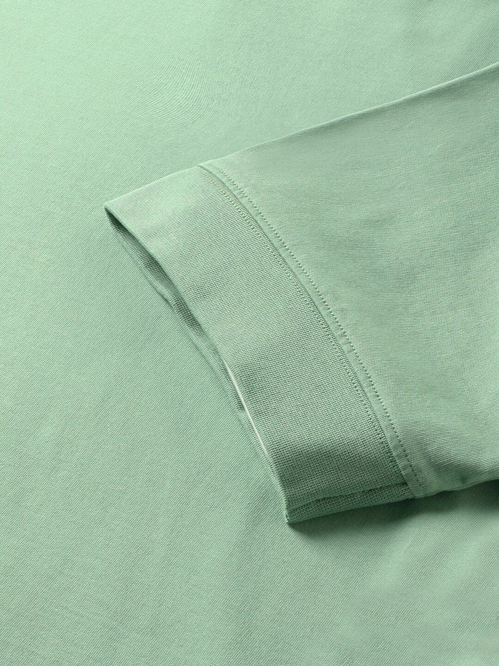 THE BEAR HOUSE Drop Shoulder Cotton Relaxed Fit Pure Cotton T-shirt