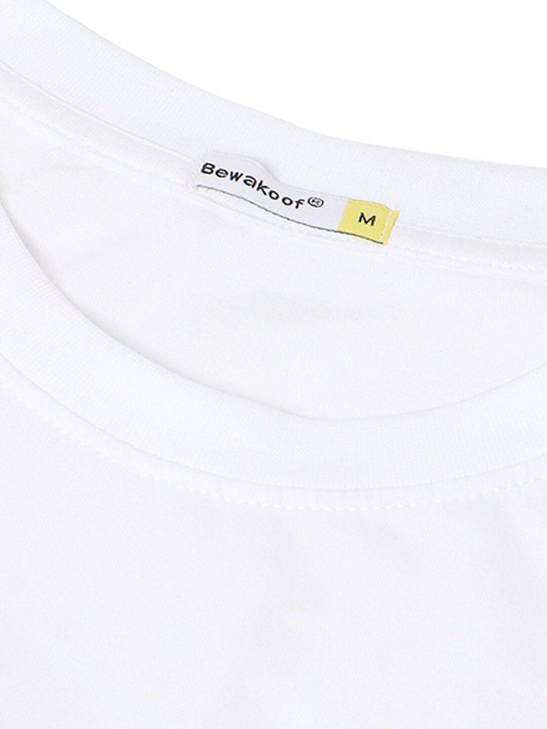 Bewakoof Pure Cotton Printed Extended Sleeves Oversized T-shirt