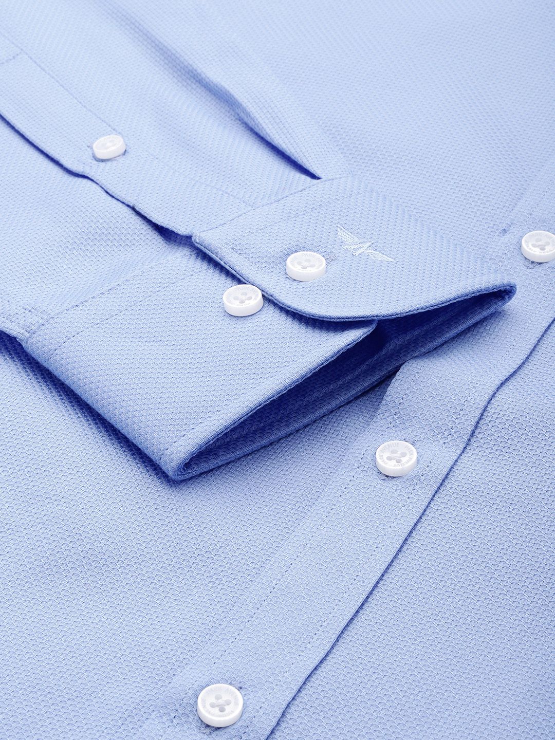 Park Avenue Textured Slim Fit Pure Cotton Formal Shirt