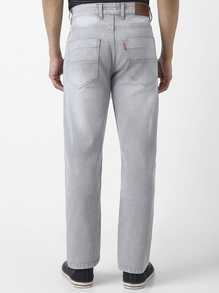 Urbano Fashion Men Straight Fit Heavy Washed Jeans Stretchable