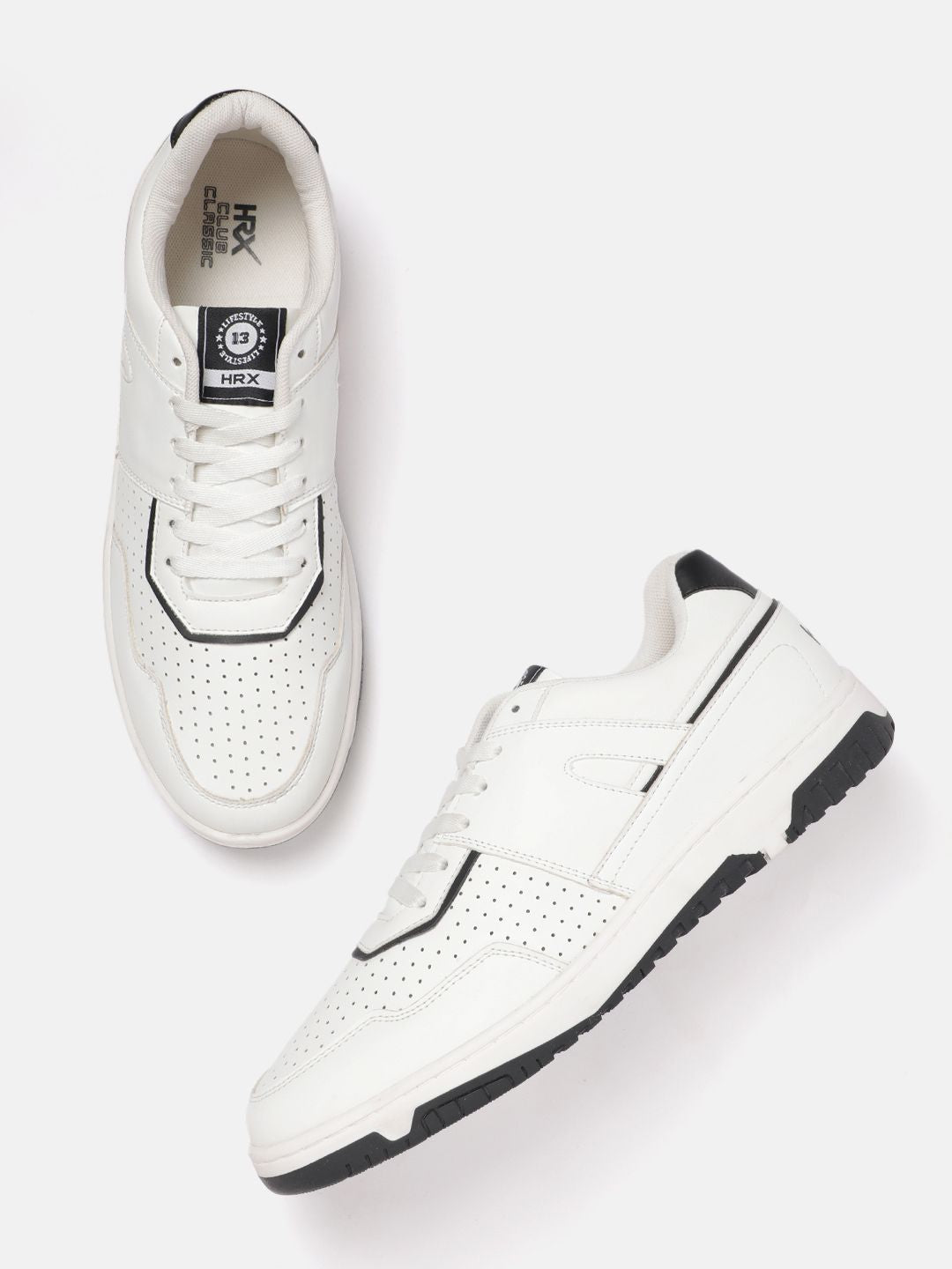 HRX by Hrithik Roshan Men Club Classic Perforated Sneakers