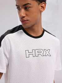 HRX by Hrithik Roshan Men Brand Logo Printed Rapid-Dry Training T-shirt