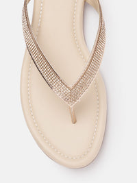 Lino Perros Women Embellished Open Toe Flats