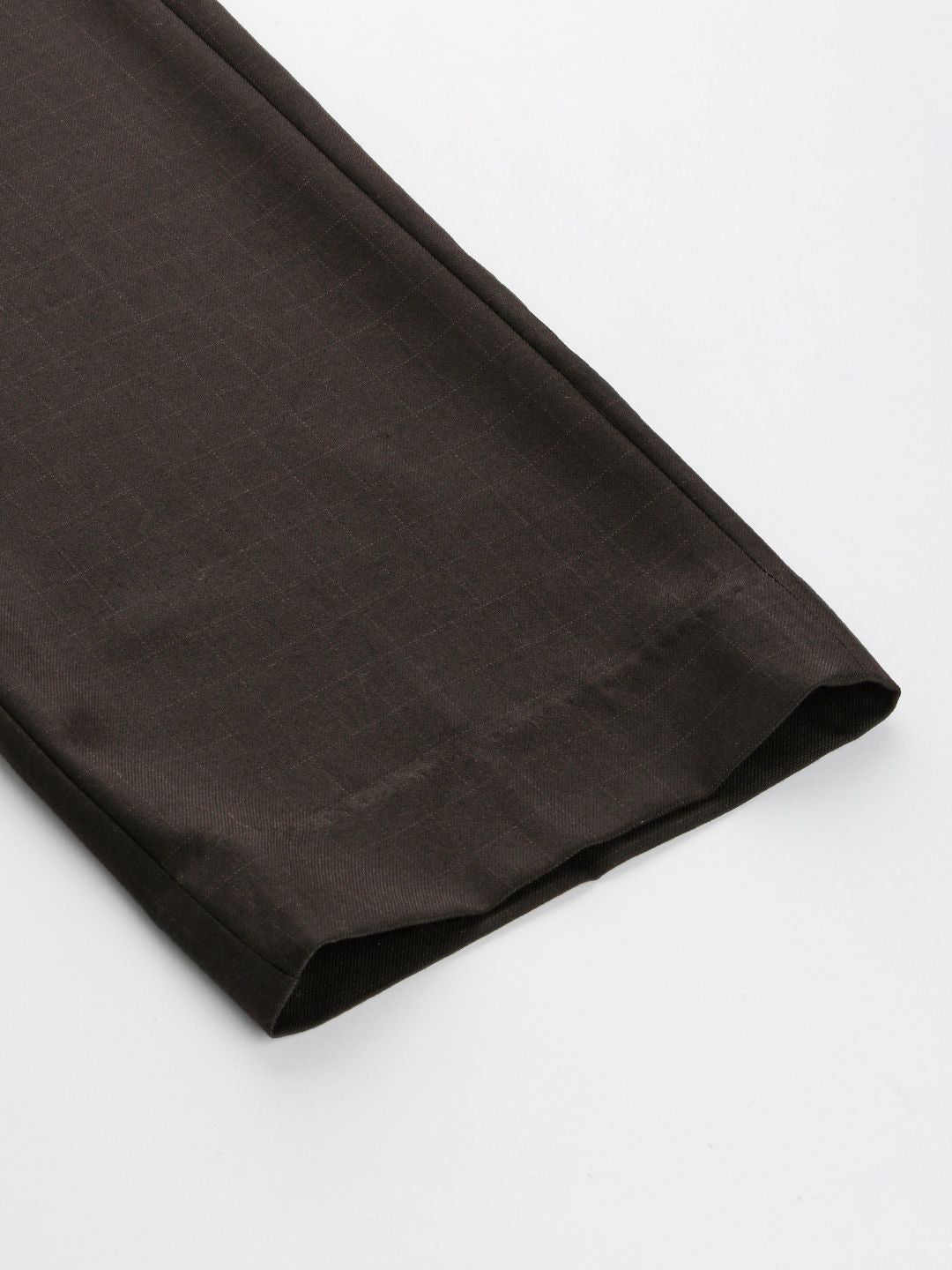 Park Avenue Men Checked Formal Trousers