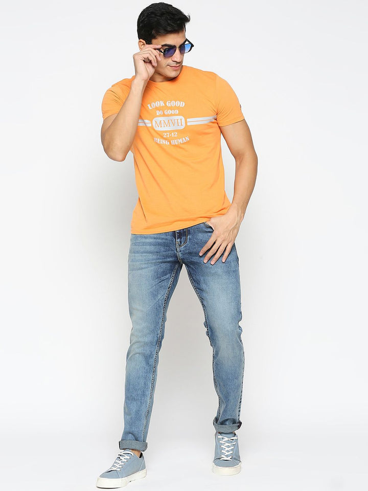 Being Human Men Low Distress Heavy Fade Skinny Fit Jeans