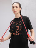 HRX by Hrithik Roshan Women Typography Printed Training T-shirt