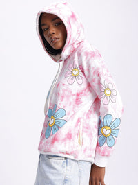 DressBerry Dye Delight Tie-Dye Hooded Sweatshirt