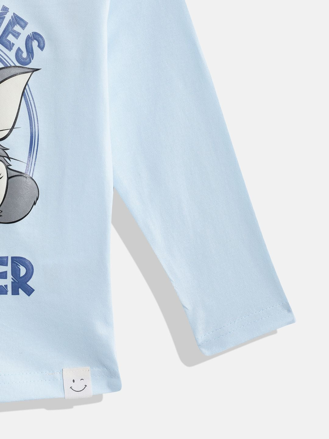 Happy Faces Boys Tom & Jerry Printed Pure Cotton T-shirt