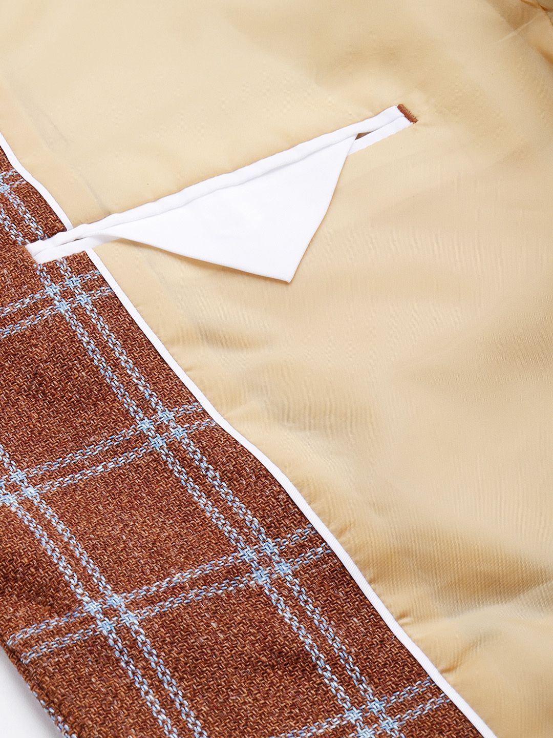 Park Avenue Regular Fit Checked Single-Breasted Formal Blazers